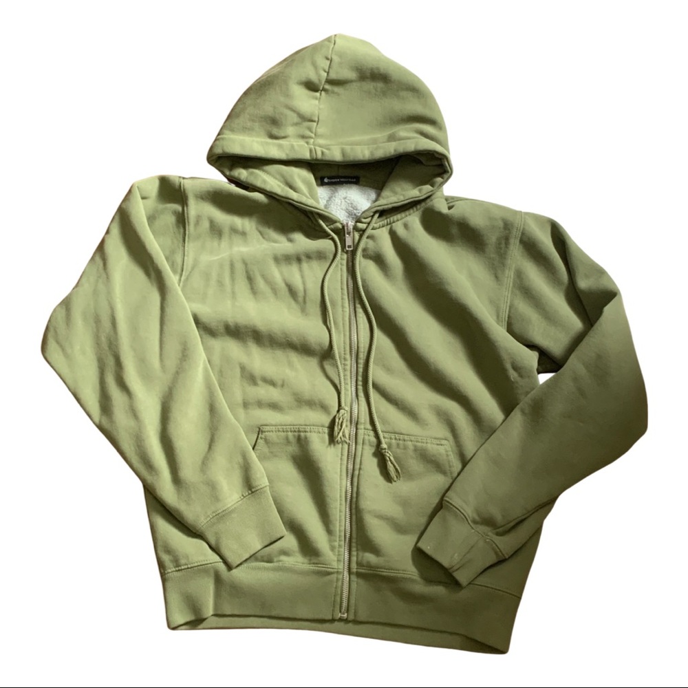 Brandy Melville oversized zip up hoodie